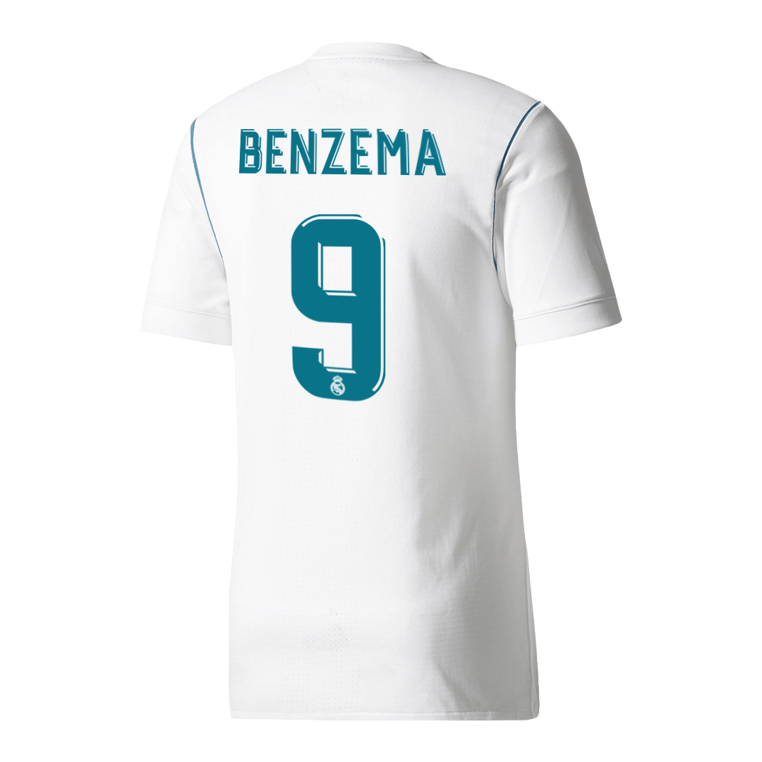 Retro 2017/18 BENZEMA #9 Real Madrid Home Soccer Jersey - Pro Jersey Shop
