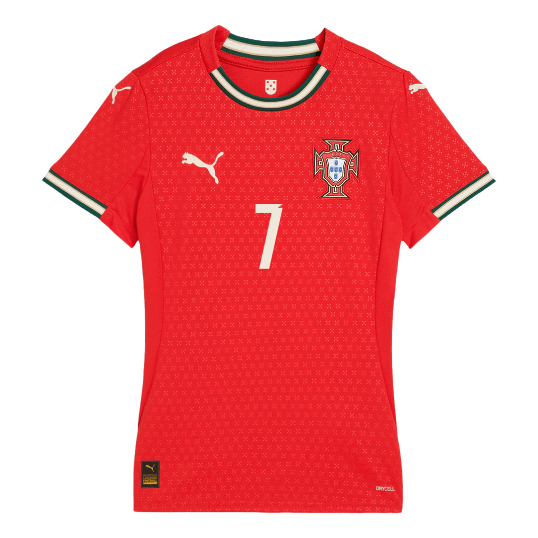 RONALDO #7 Portugal Home Soccer Jersey Replica 2025 - Women Size - Pro Jersey Shop