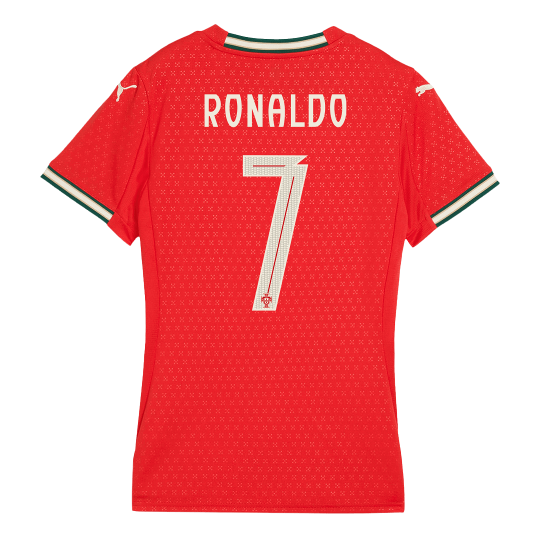 RONALDO #7 Portugal Home Soccer Jersey Replica 2025 - Women Size - Pro Jersey Shop