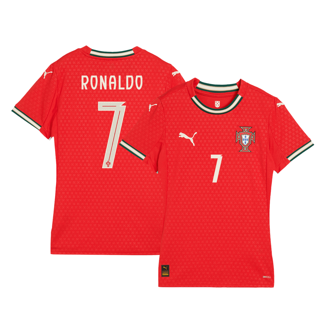 RONALDO #7 Portugal Home Soccer Jersey Replica 2025 - Women Size - Pro Jersey Shop