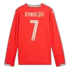 Men's RONALDO #7 Portugal Home Long Sleeves Soccer Jersey Shirt 2025 - Fan Version - Pro Jersey Shop