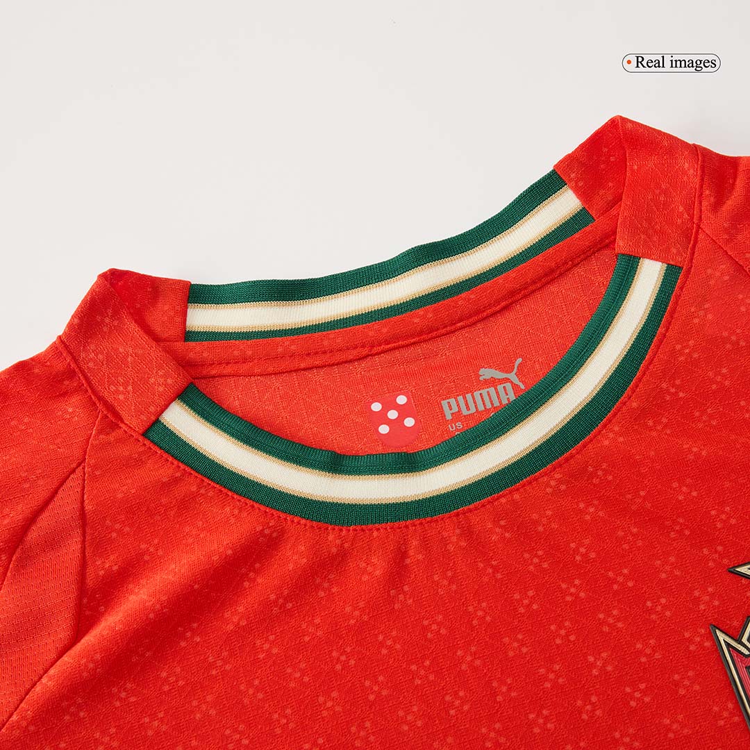 Men's Authentic Portugal Home Soccer Jersey Shirt 2025 - Player Version - Pro Jersey Shop