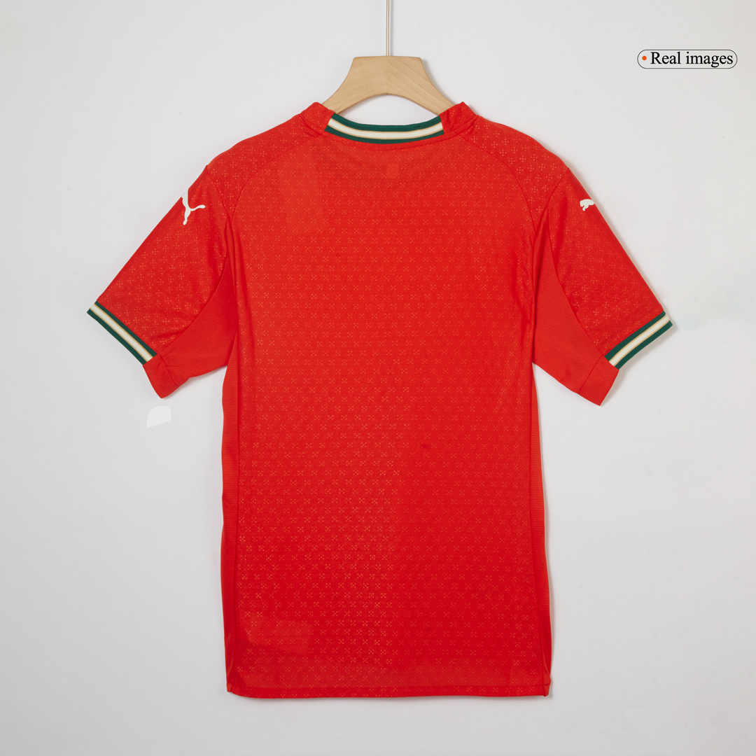 Men's Authentic Portugal Home Soccer Jersey Shirt 2025 - Player Version - Pro Jersey Shop