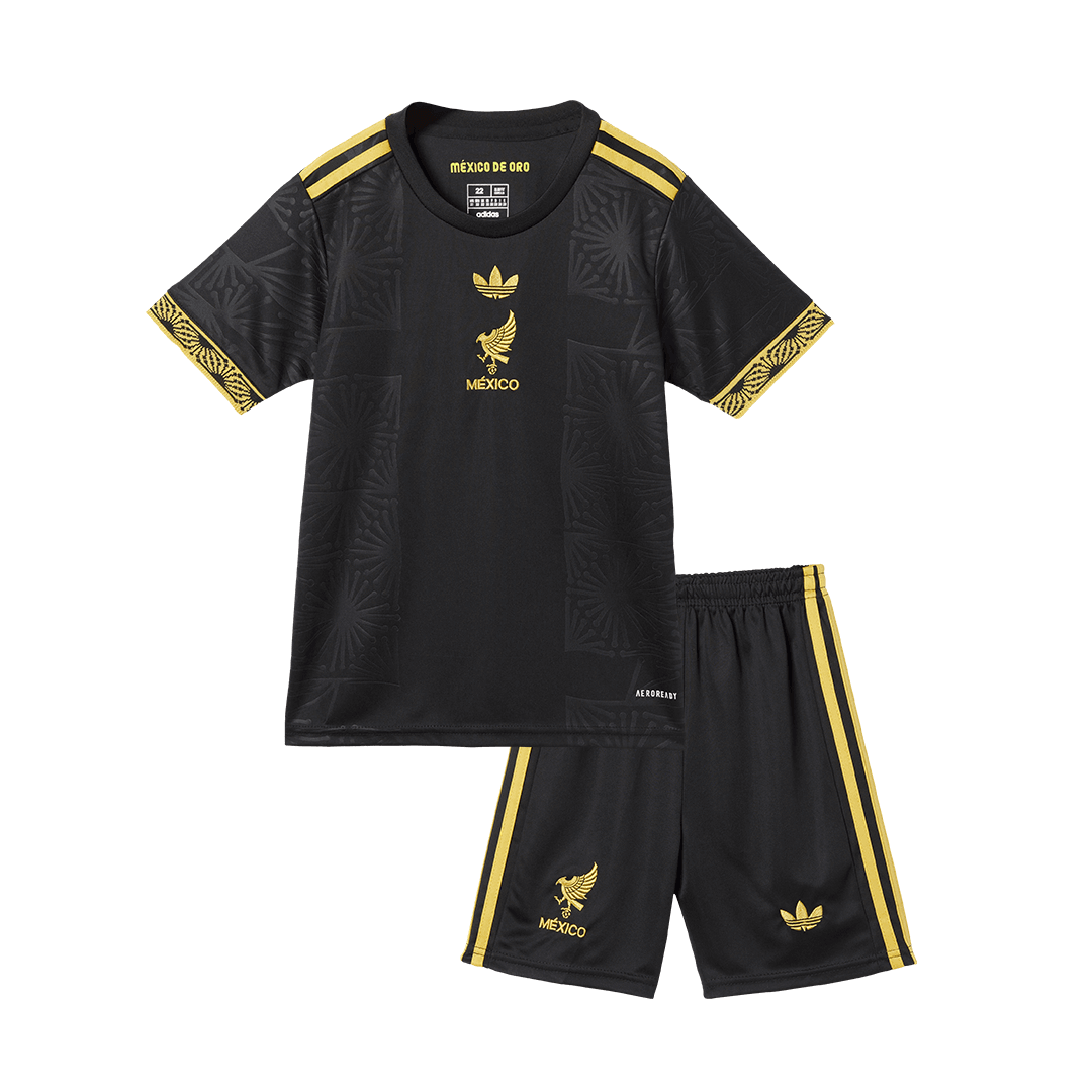 Kids Mexico Gold Cup Third Away Soccer Jersey Kit (Jersey+Shorts) 2025 - Pro Jersey Shop
