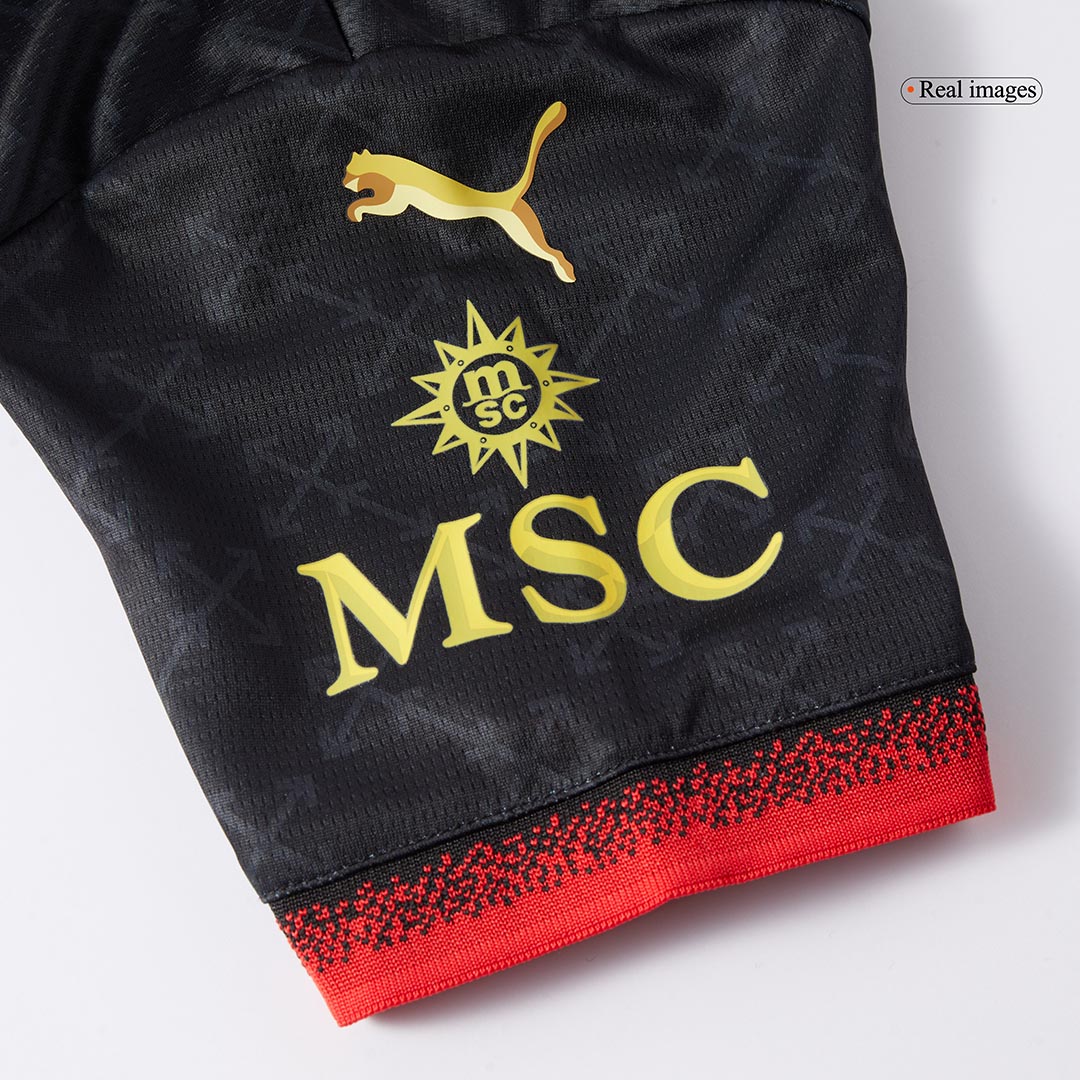 Kids AC Milan Fourth Away Soccer Jersey Kit (Jersey+Shorts) - Pro Jersey Shop