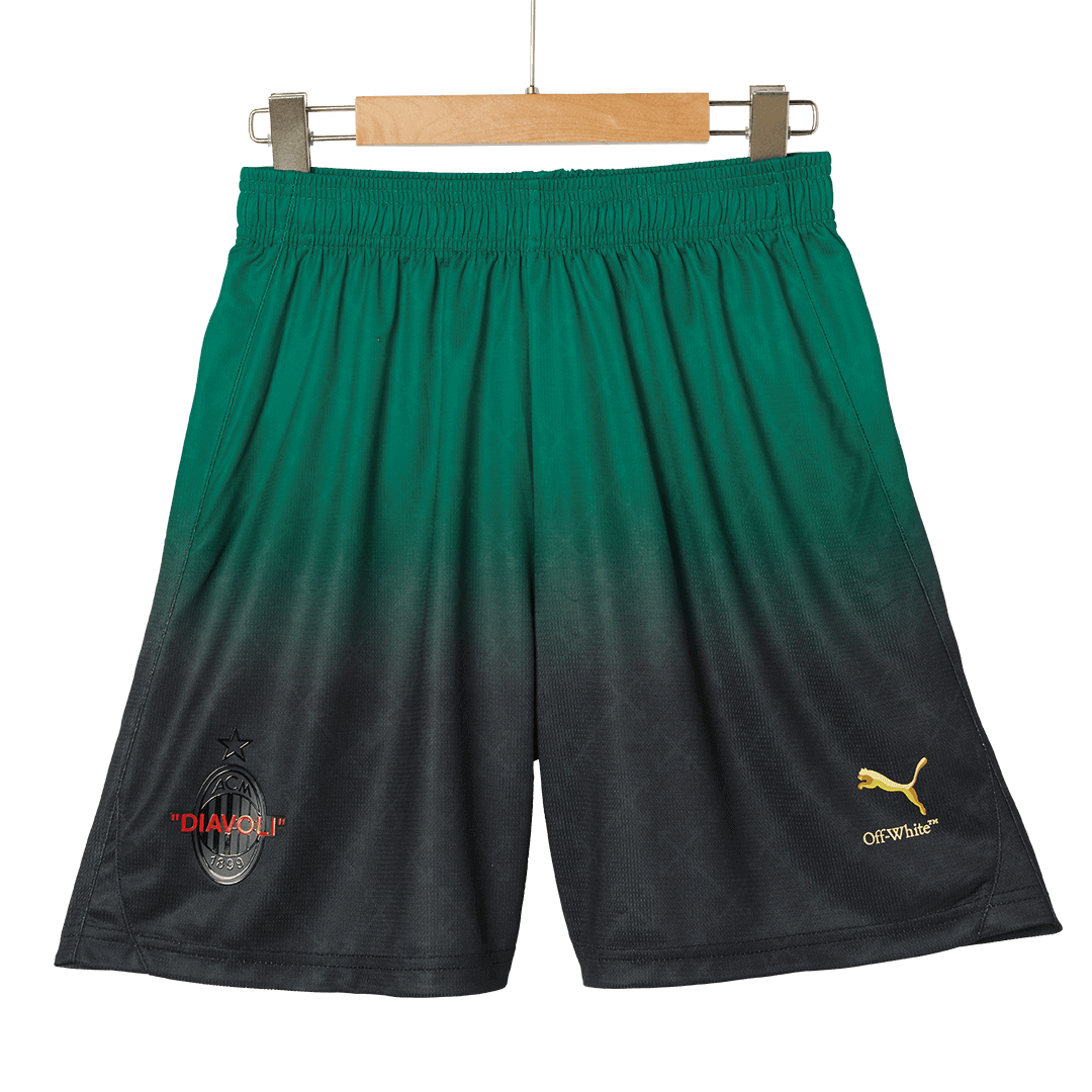 Men's AC Milan Fourth Away Soccer Shorts - Pro Jersey Shop