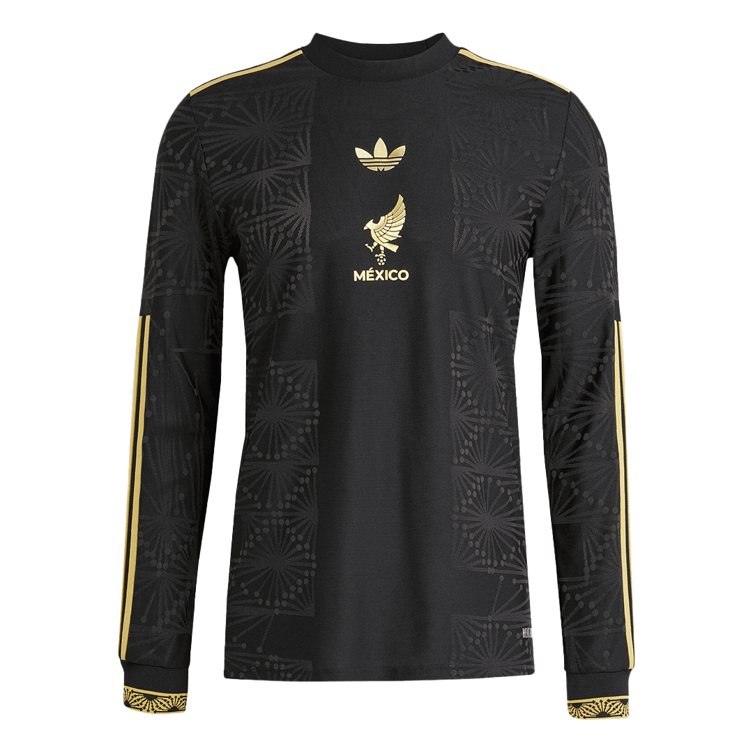 Men's Authentic Mexico Gold Cup Third Away Soccer Long Sleeves Jersey Shirt 2025 - Player Version - Pro Jersey Shop