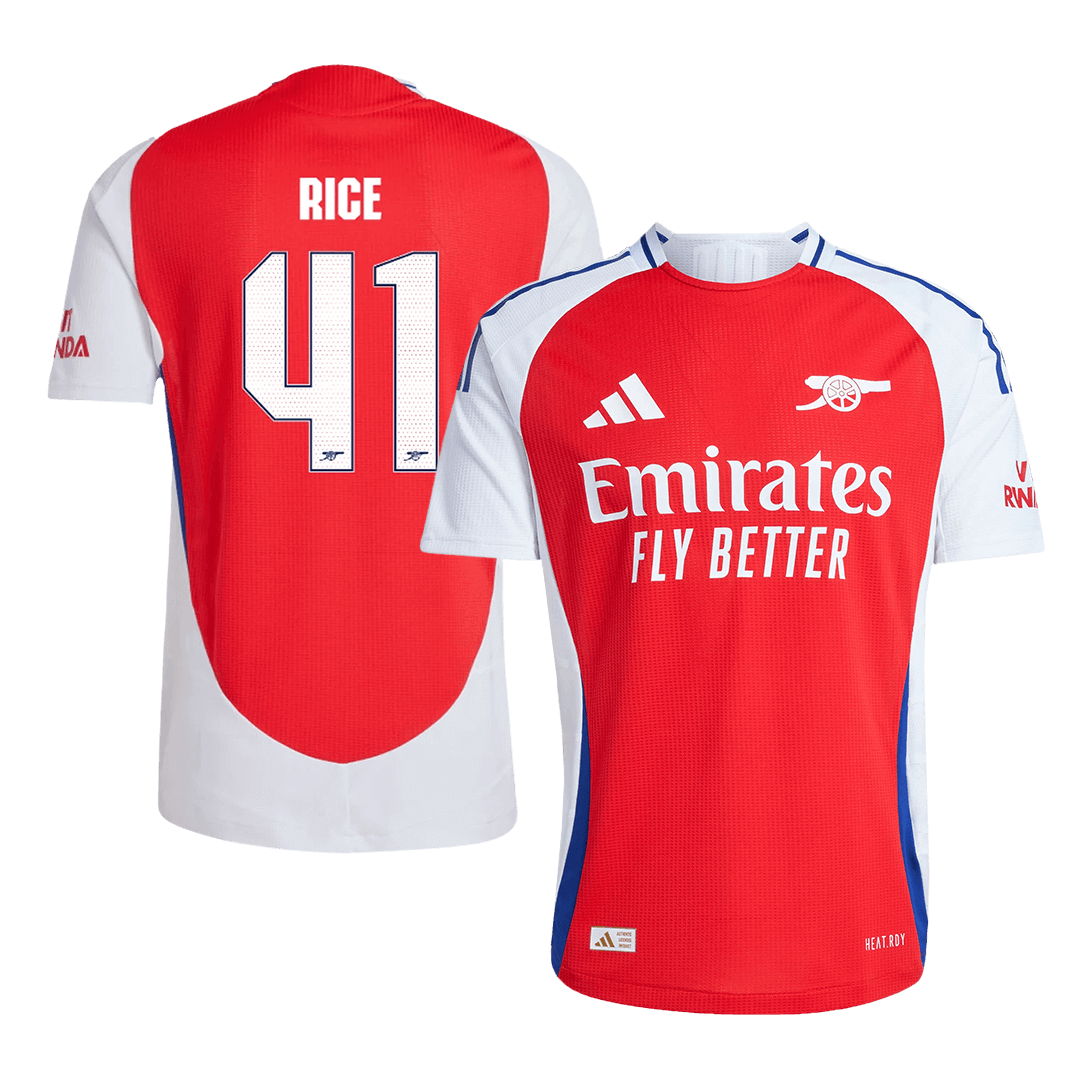 Arsenal RICE #41 Home Soccer Match Jersey UCL - Pro Jersey Shop