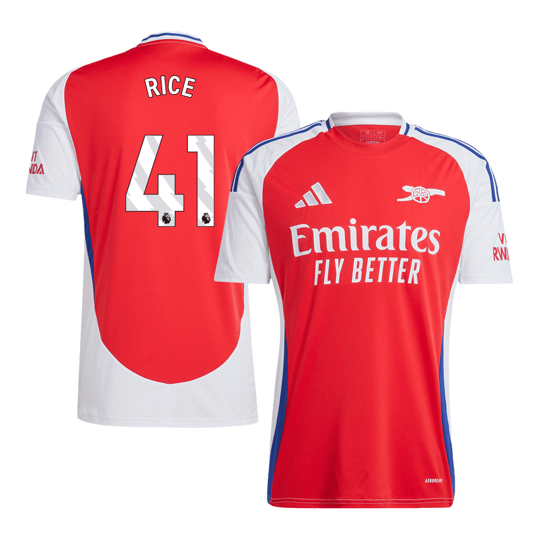 Arsenal RICE #41 Home Soccer Fan Jersey - Pro Jersey Shop