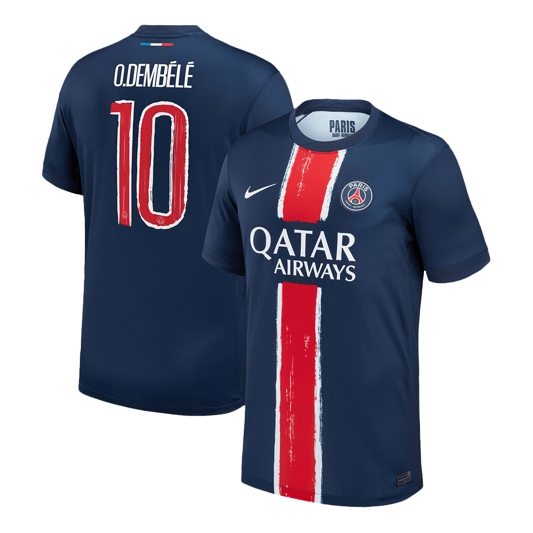 PSG O.DEMBÉLÉ #10 Home Soccer Fan Jersey UCL - Pro Jersey Shop
