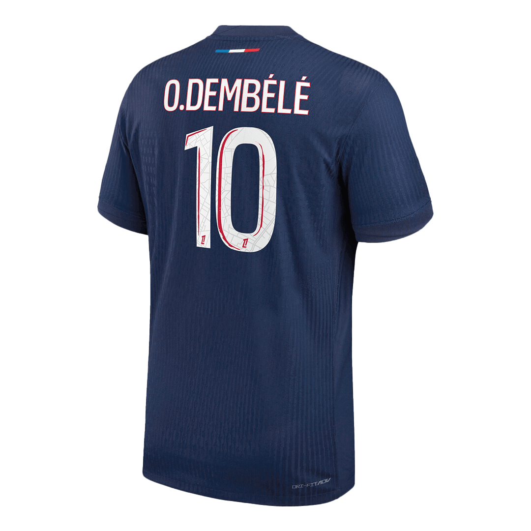 PSG O.DEMBÉLÉ #10 Home Soccer Match Jersey - Pro Jersey Shop
