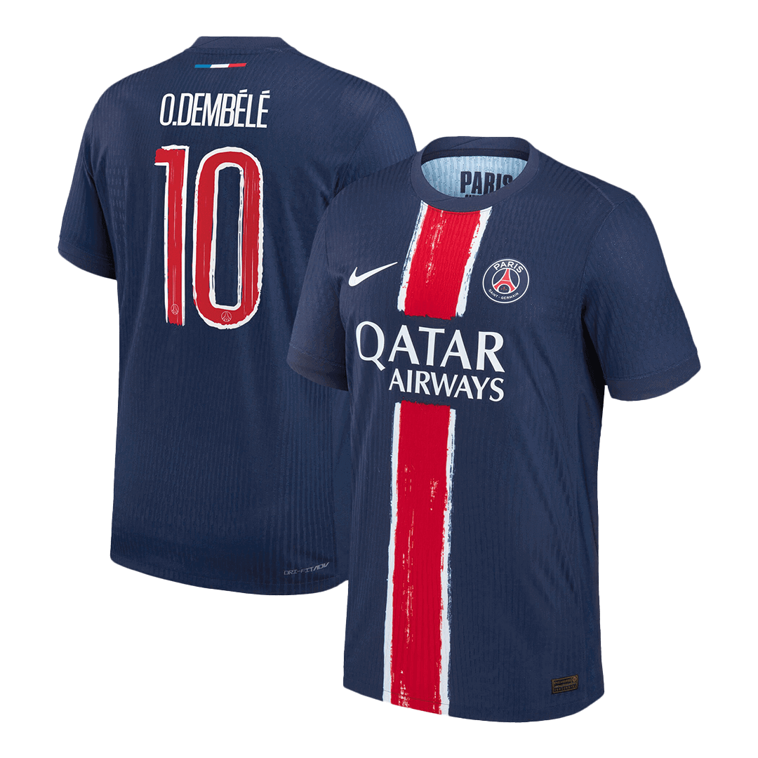 PSG O.DEMBÉLÉ #10 Home Soccer Match Jersey UCL - Pro Jersey Shop