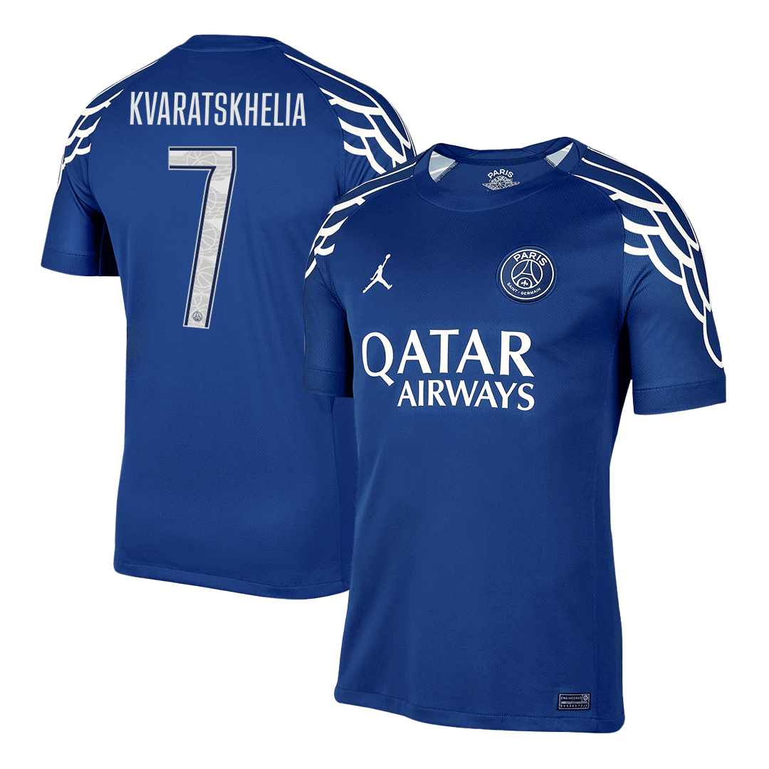 PSG KVARATSKHELIA #7 Fourth Away Soccer Fan Jersey UCL - Pro Jersey Shop