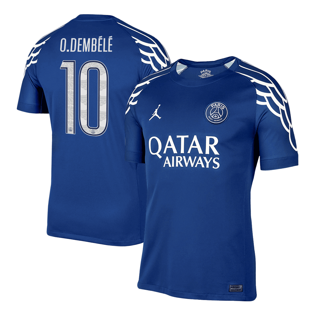 PSG O.DEMBÉLÉ #10 Fourth Away Soccer Fan Jersey UCL - Pro Jersey Shop