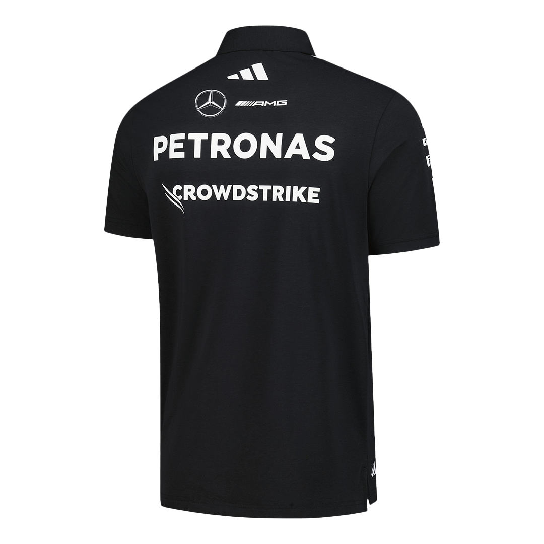 Men's Mercedes AMG Petronas F1 Team Polo 2025 - Black - Pro Jersey Shop