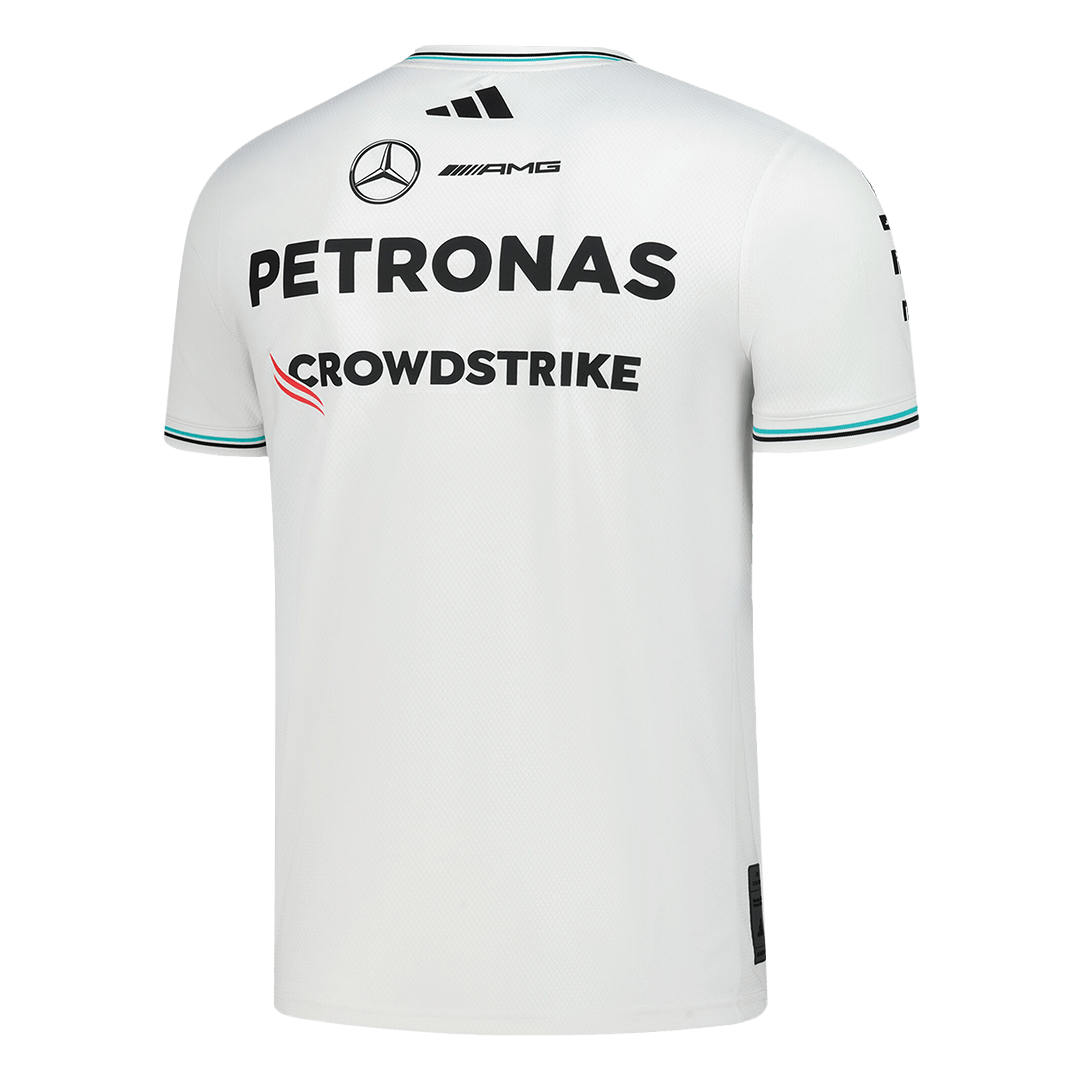 Men's Mercedes AMG Petronas F1 Team Driver T-Shirt 2025 - White - Pro Jersey Shop