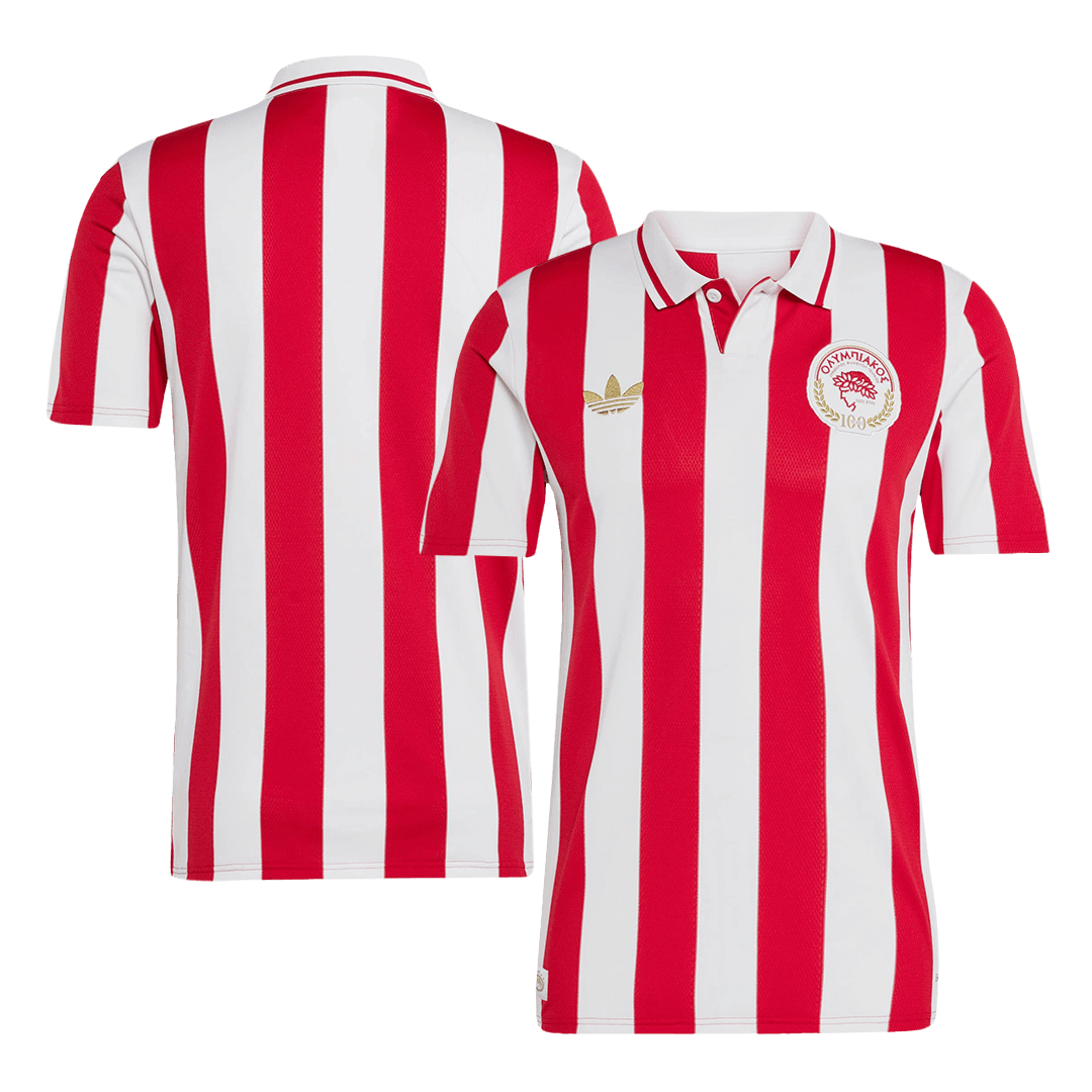 Men's Olympiakos 100th Anniversary Soccer Jersey Shirt - Fan Version - Pro Jersey Shop