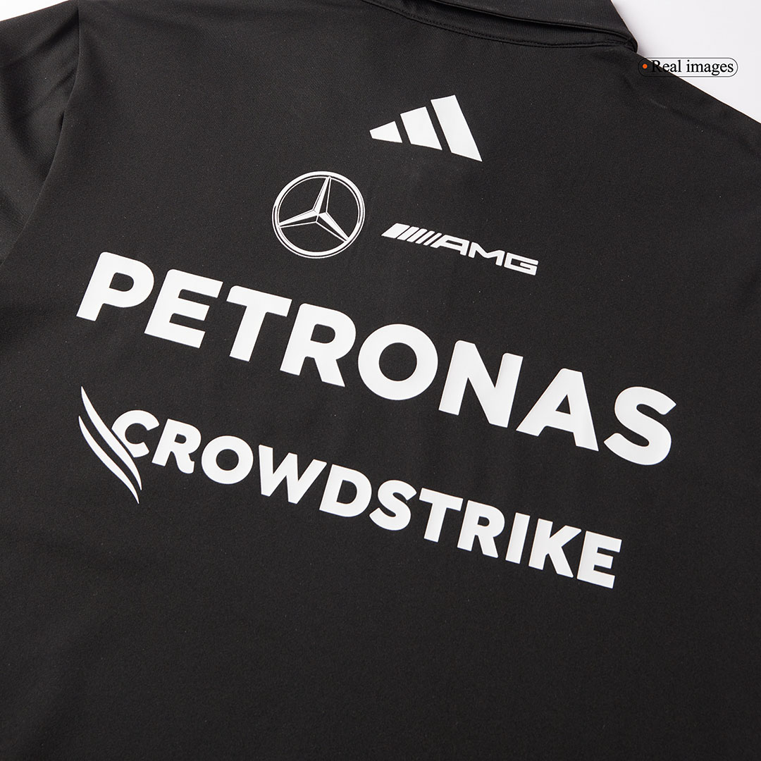 Men's Mercedes AMG Petronas F1 Team Polo 2025 - Black - Pro Jersey Shop