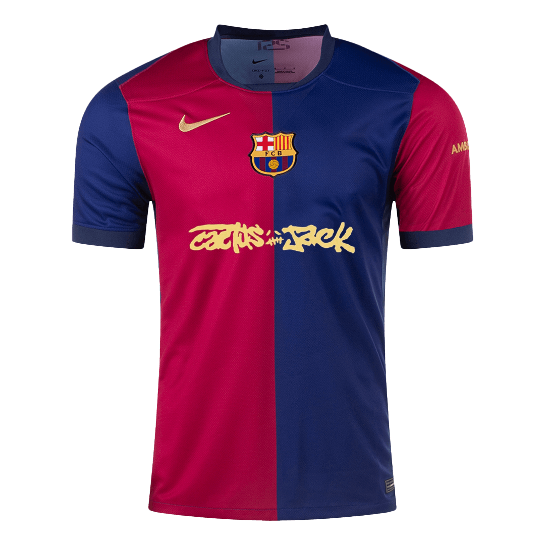 Men's Barcelona X Travis Scott Home Soccer Jersey Shirt - Fan Version - Pro Jersey Shop