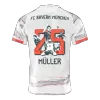 Bayern Munich MÜLLER Special #25 Away Soccer Match Jersey 2025/26 Special - Pro Jersey Shop