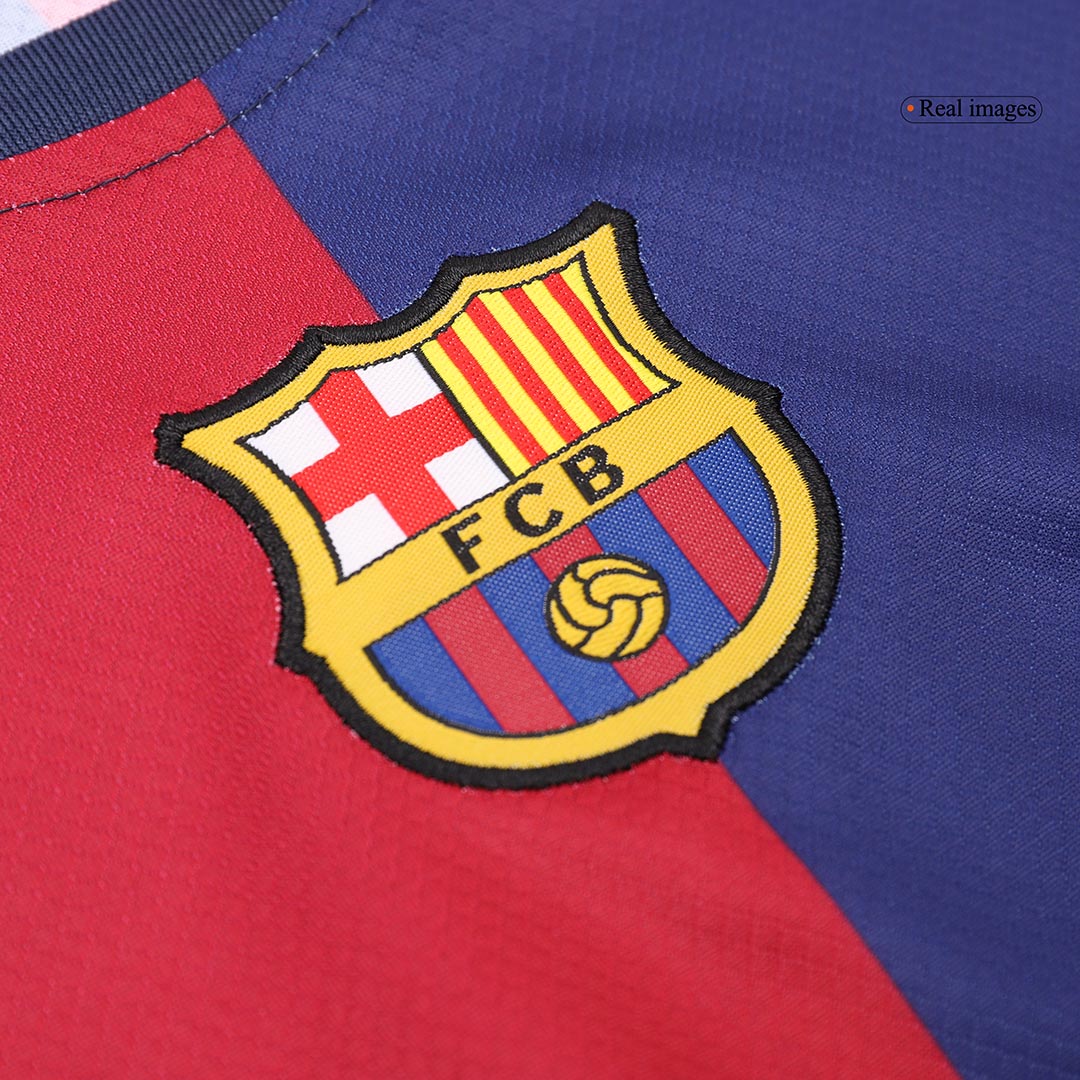 Kids Barcelona Home Soccer Jersey Kit (Jersey+Shorts) - Pro Jersey Shop