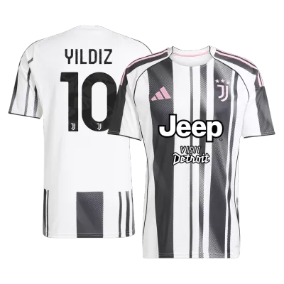 Men's YILDIZ #10 Juventus Home Soccer Jersey Shirt 2025/26 - Fan Version - Pro Jersey Shop