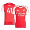 Men's RICE #41 Arsenal Home Soccer Jersey Shirt 2025/26 - Fan Version - Pro Jersey Shop