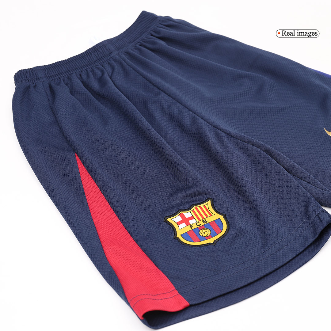 Kids Barcelona Home Soccer Jersey Kit (Jersey+Shorts) - Pro Jersey Shop