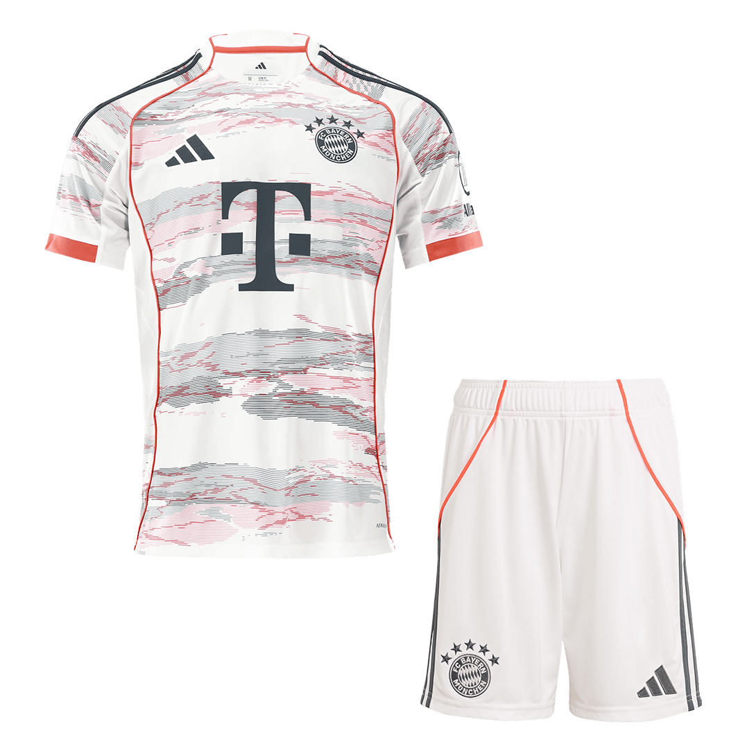 Bayern Munich Away Soccer Fan Jersey Kit 2025/26 - Pro Jersey Shop