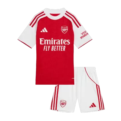 Kids Arsenal Home Soccer Jersey Kit (Jersey+Shorts) 2025/26 - Pro Jersey Shop