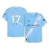 Men's Authentic DE BRUYNE #17 Manchester City Home Soccer Jersey Shirt 2025/26 - Player Version - Pro Jersey Shop