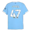 Men's Authentic FODEN #47 Manchester City Home Soccer Jersey Shirt 2025/26 - Player Version - Pro Jersey Shop