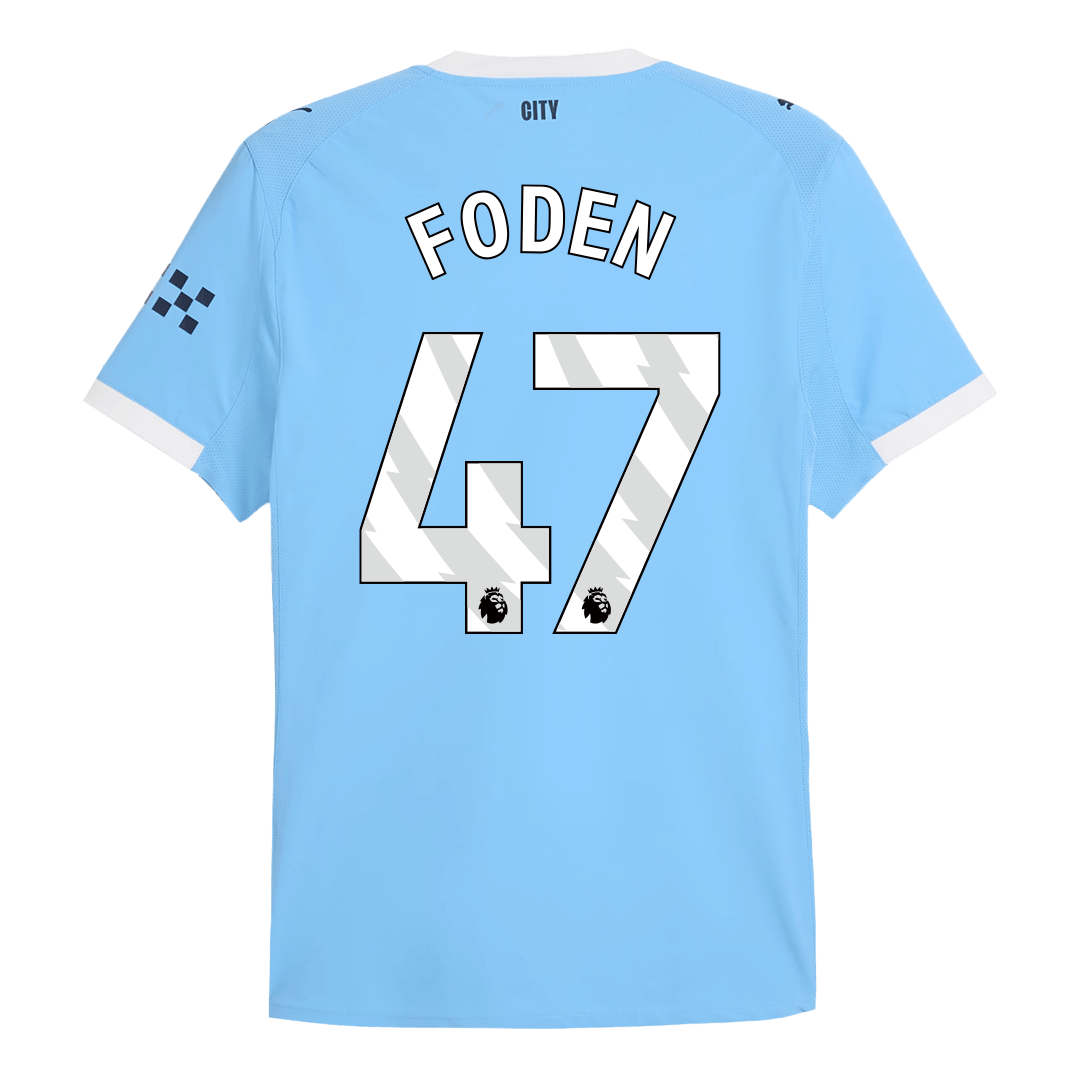 Manchester City FODEN #47 Home Soccer Match Jersey 2025/26 - Pro Jersey Shop