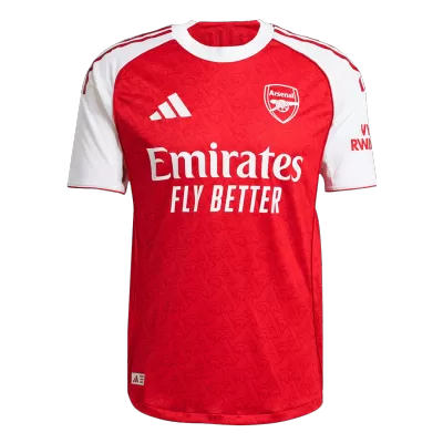 Men's Authentic Arsenal Home Soccer Jersey Shirt 2025/26 - Player Version - Pro Jersey Shop