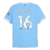 Men's Authentic RODRIGO #16 Manchester City Home Soccer Jersey Shirt 2025/26 - Player Version - Pro Jersey Shop