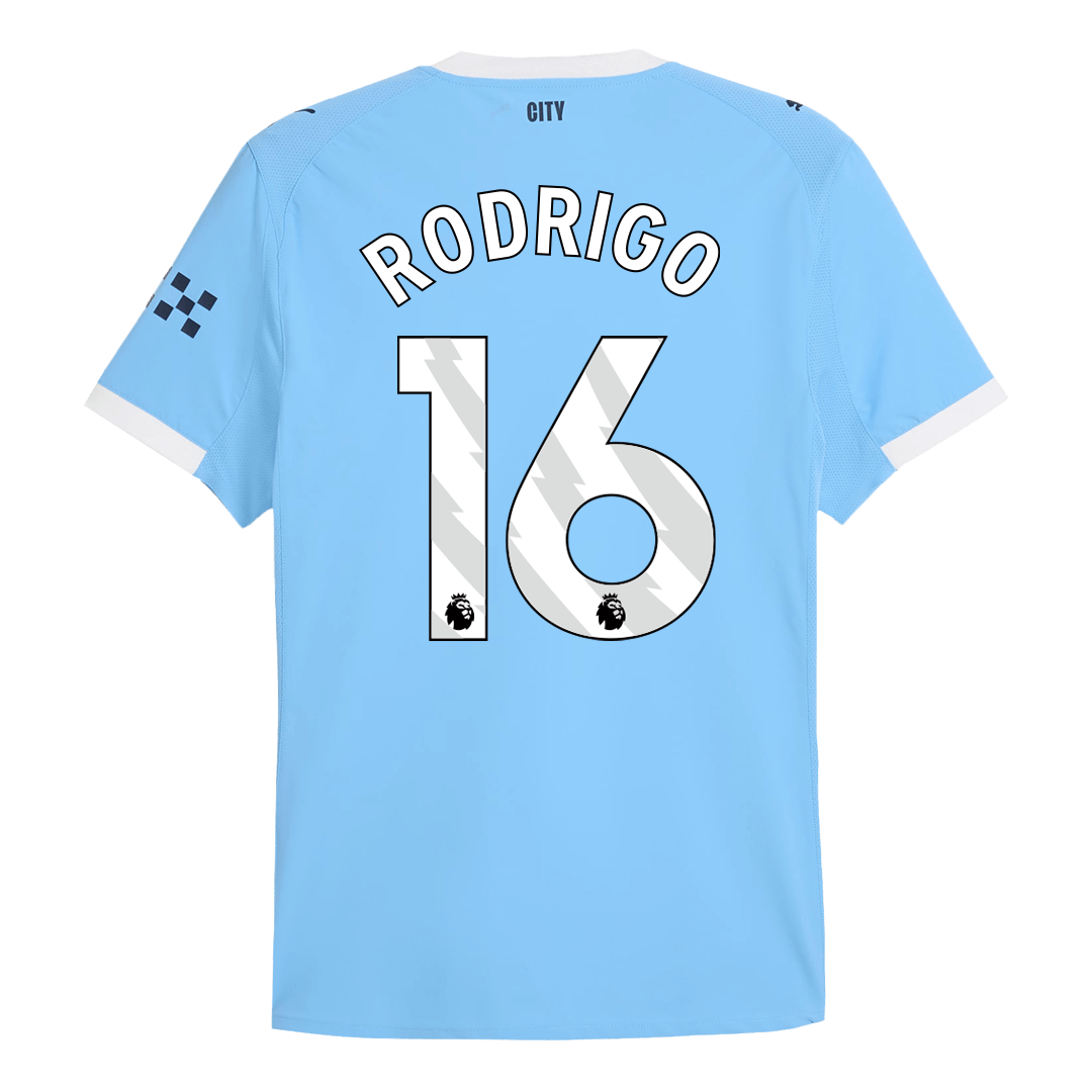 Manchester City RODRIGO #16 Home Soccer Match Jersey 2025/26 - Pro Jersey Shop