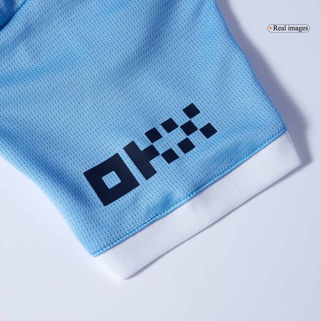 Kids Manchester City Home Soccer Jersey Full Kit 2025/26 - Pro Jersey Shop