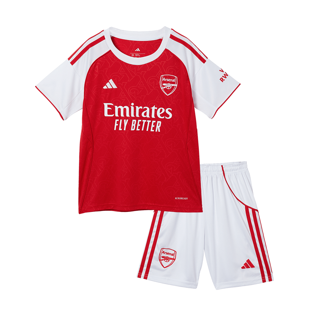 Kids Arsenal Home Soccer Jersey Kit 2025/26 - Pro Jersey Shop