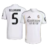 Men's Authentic BELLINGHAM #5 Real Madrid Home Soccer Jersey Shirt 2025/26 - Player Version - Pro Jersey Shop
