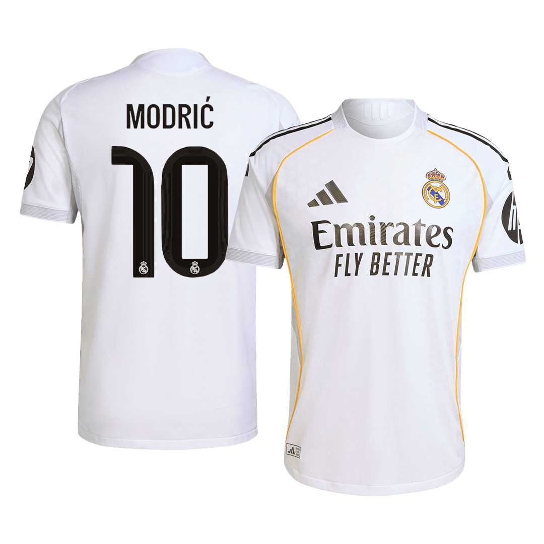 Real Madrid MODRIĆ #10 Home Soccer Match Jersey 2025/26 - Pro Jersey Shop