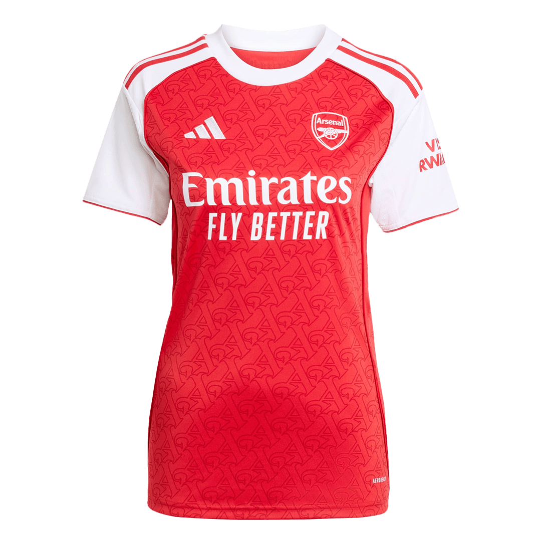 Women Arsenal Home Soccer Jersey 2025/26 - Pro Jersey Shop