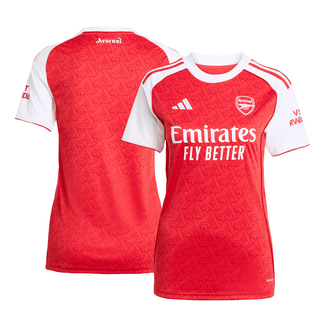Women Arsenal Home Soccer Jersey 2025/26 - Pro Jersey Shop