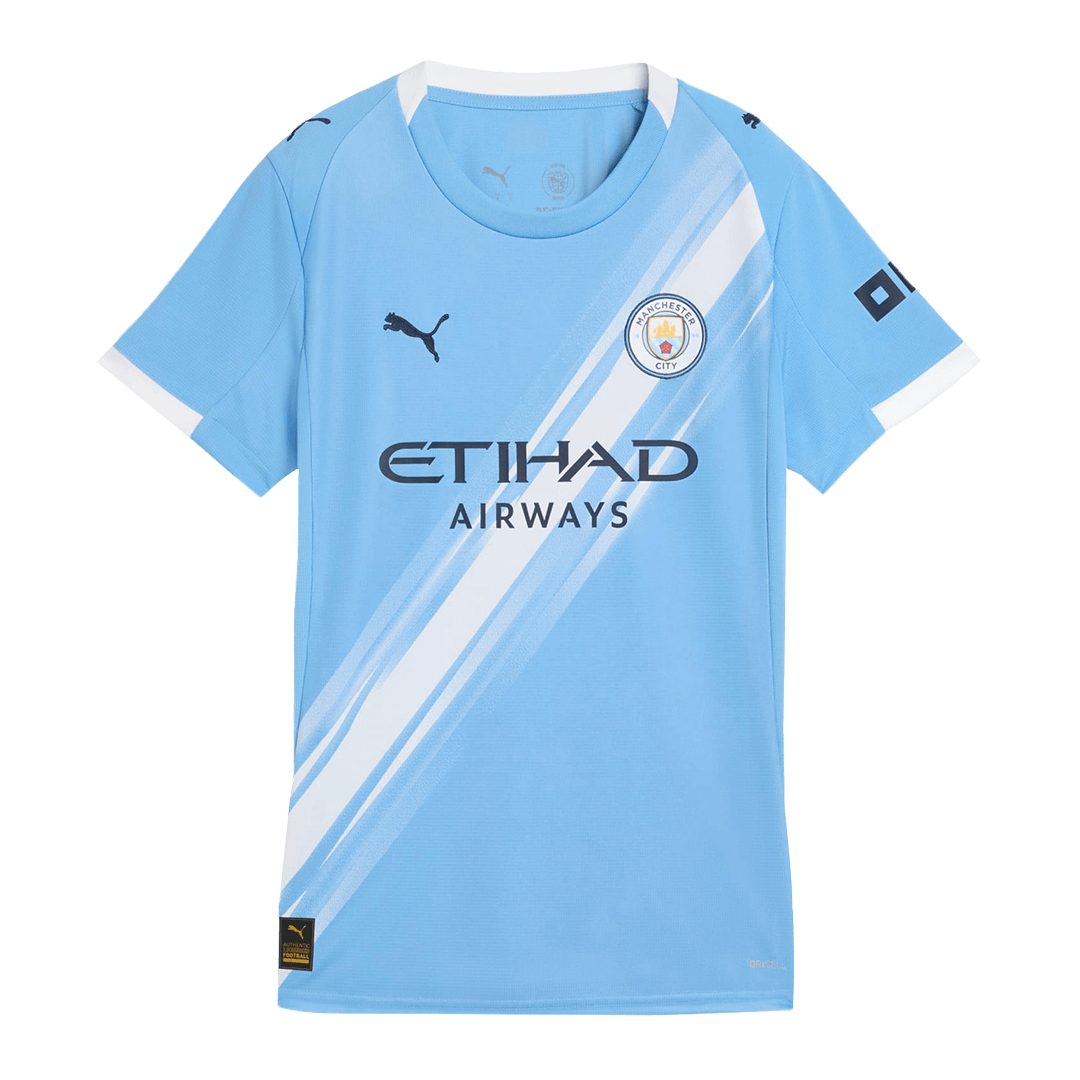 Women Manchester City Home Soccer Jersey 2025/26 - Pro Jersey Shop