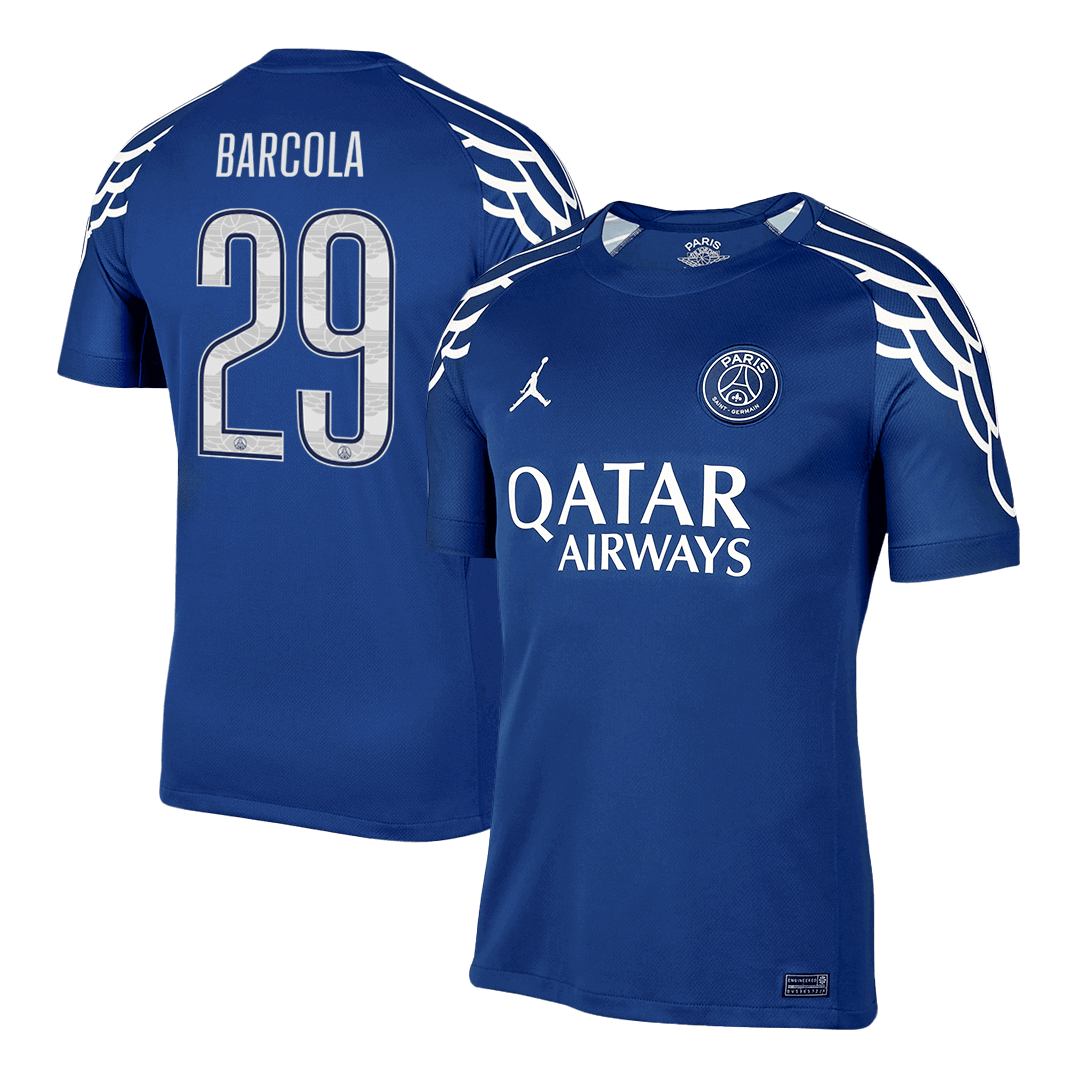 PSG BARCOLA #29 Fourth Away Soccer Fan Jersey UCL - Pro Jersey Shop
