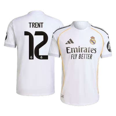 Men's Authentic TRENT #12 Real Madrid Home Soccer Jersey Shirt 2025/26 - Player Version - Pro Jersey Shop