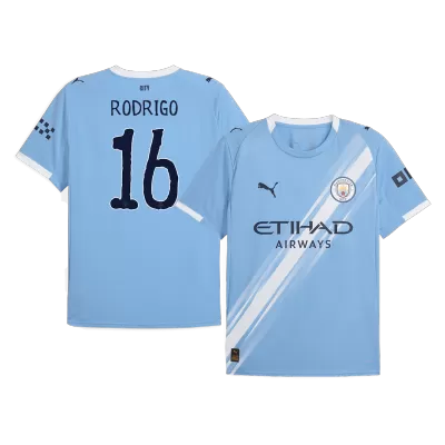 Men's RODRIGO #16 Manchester City Home Soccer Jersey 2025/26 - Fan Version - Pro Jersey Shop