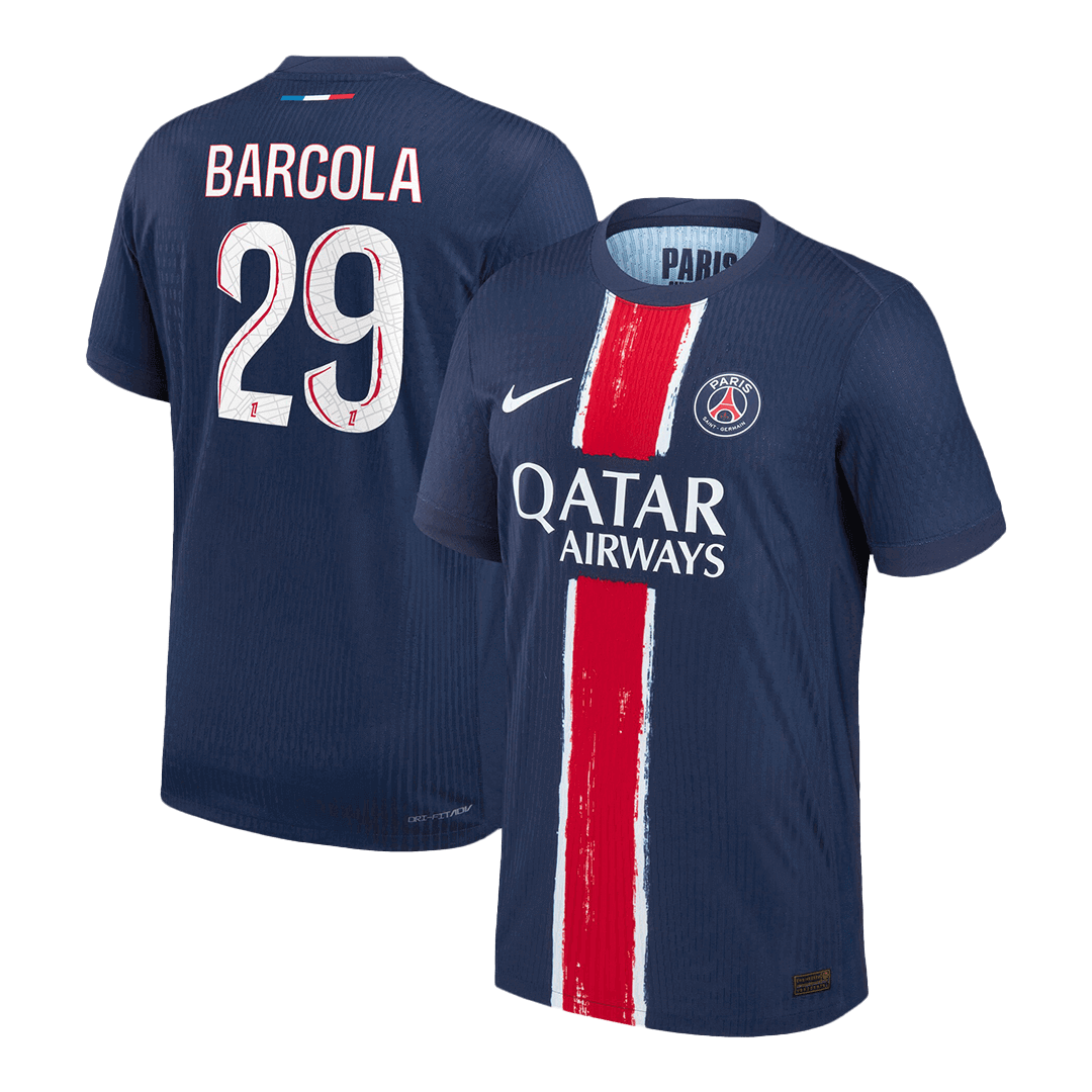 PSG BARCOLA #29 Home Soccer Match Jersey - Pro Jersey Shop