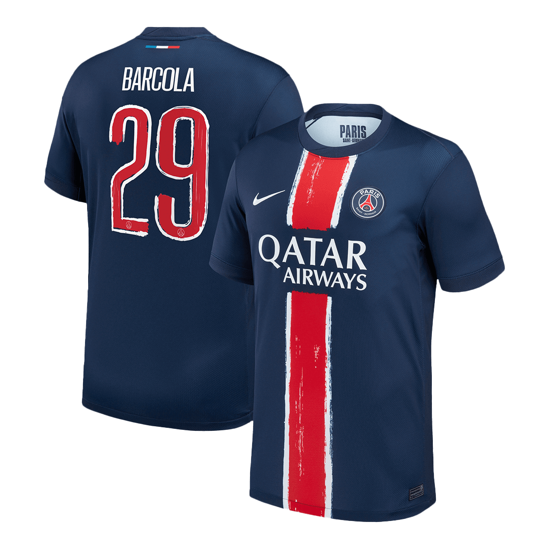 PSG BARCOLA #29 Home Soccer Fan Jersey UCL - Pro Jersey Shop