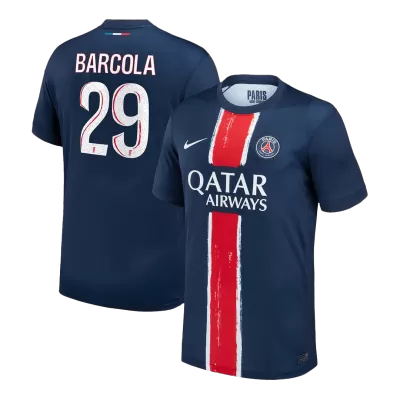 PSG BARCOLA #29 Home Soccer Fan Jersey - Pro Jersey Shop