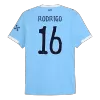 Men's Authentic RODRIGO #16 Manchester City Home Soccer Jersey 2025/26 - Player Version - Pro Jersey Shop